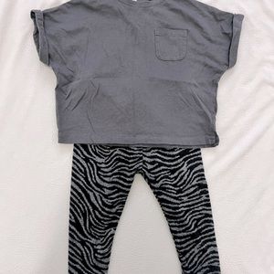 Zara matching set! Great condition! Size 9-12 months!